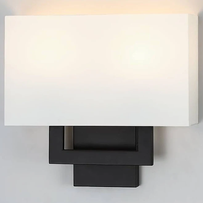 True Fine Black Wall Sconce Light wit...