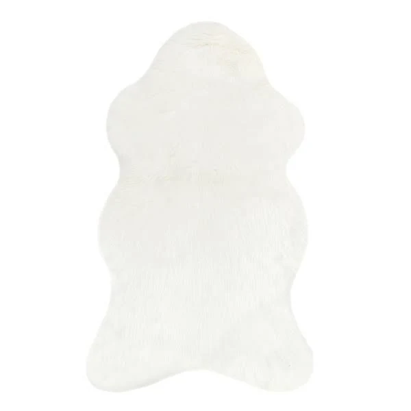 At Home Grayson Shaped Faux Fur Shag ...