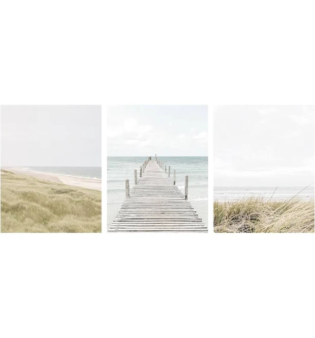 Designovation Coastal Beach Unframed ...