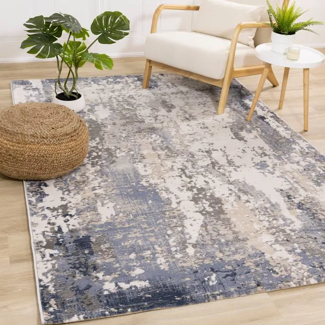 Kalora Interiors Luca Blue Beige Dist...