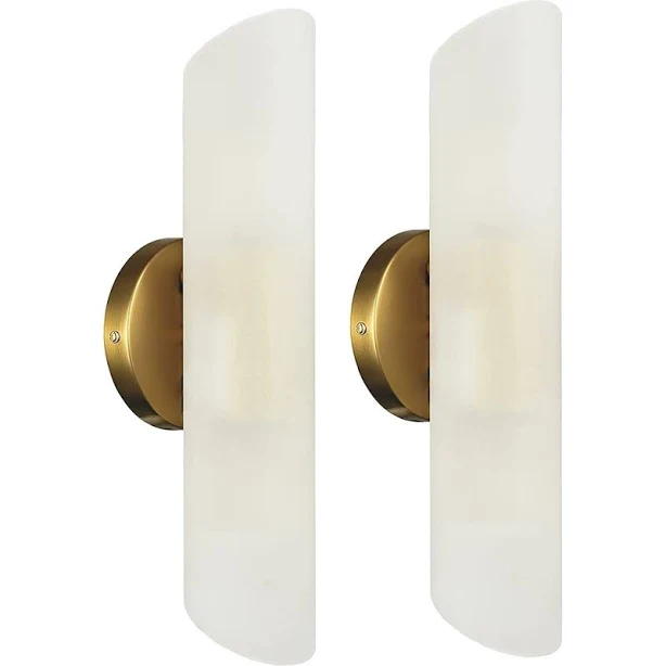 2 Pack Cylinder Sconce Vanity Light