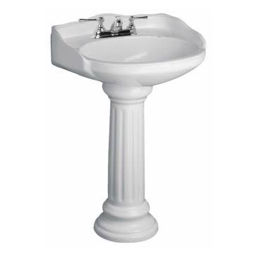 Barclay Vicki Pedestal Lavatory 3-654WH