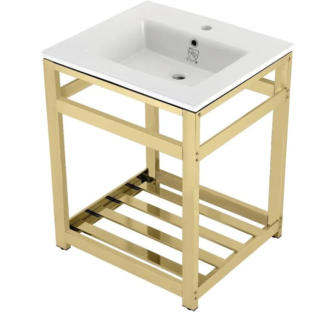 Kingston Brass 25-Inch Ceramic Consol...