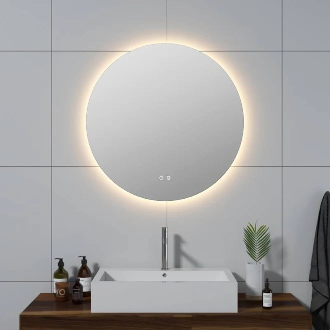 Modern Mirrors Cassiopeia Round Illum...