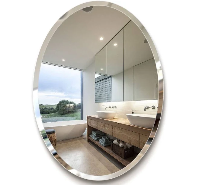 Oval Bathroom Mirror