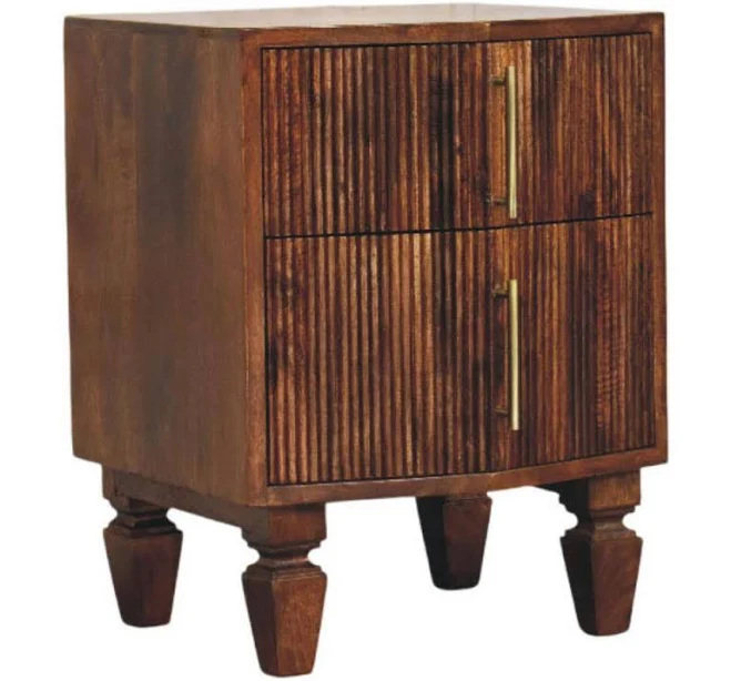 Noble House Ilana 2-Drawer Solid Wood...