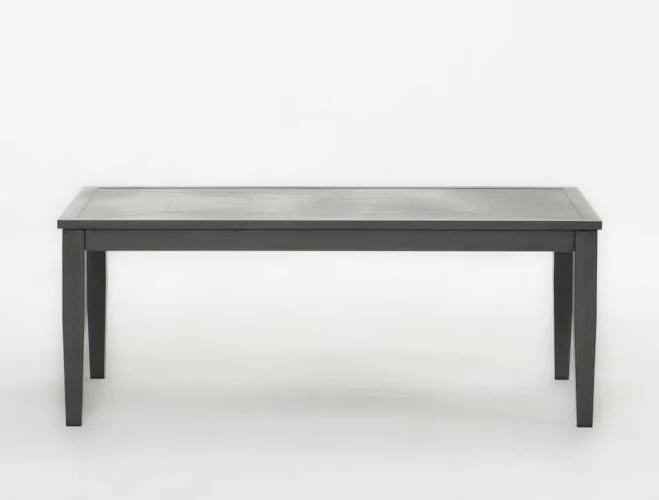 Portofino Grey Metal Outdoor Coffee T...