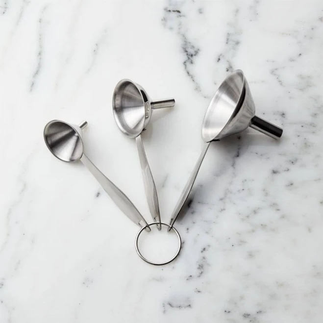 Crate & Barrel Stainless Steel Funnel...