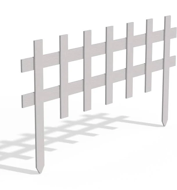 18 Inch White Picket Fence