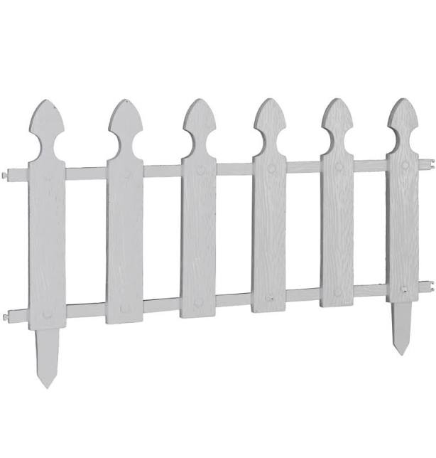 Garden Treasures Polyresin Picket Fen...