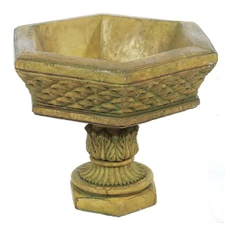 Solid Rock Stoneworks Hexagon Urn Pla...