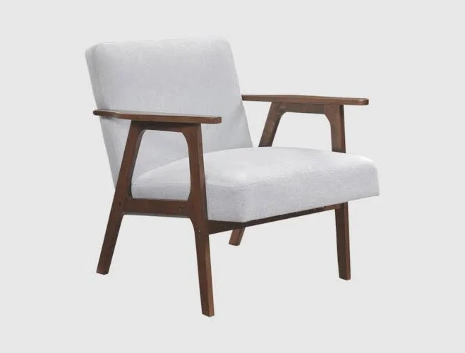 Auden 26.5 Inch Grey Accent Armchair ...
