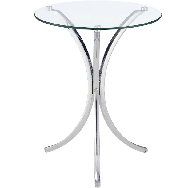 Coaster Eloise Round Glass Top Accent...