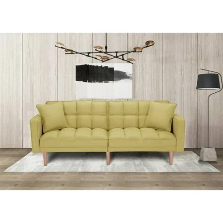 Futon Sofa Sleeper 2 Pillows