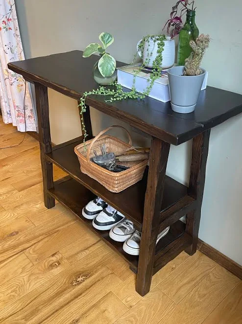 Hand Distressed Console Table with 2 ...