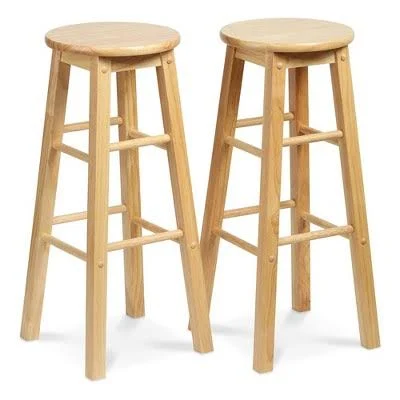 PJ Wood Classic Round-Seat Kitchen Ba...