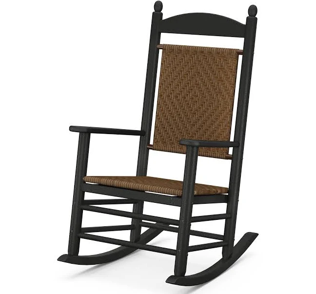 POLYWOOD Jefferson Woven Rocking Chair