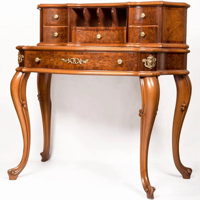 Victorian Inlaid Secretary Desk