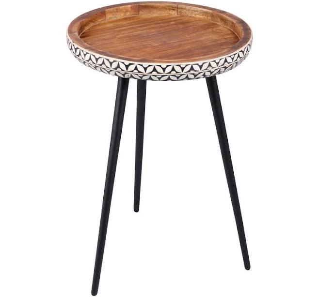World Market Julius Round Wood and Bo...