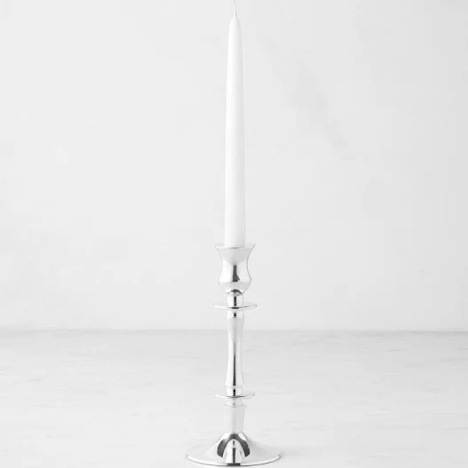 Heirloom Silver Taper Holders