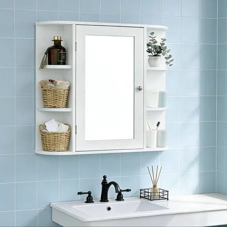 Ktaxon Wooden Bathroom Medicine Cabinet