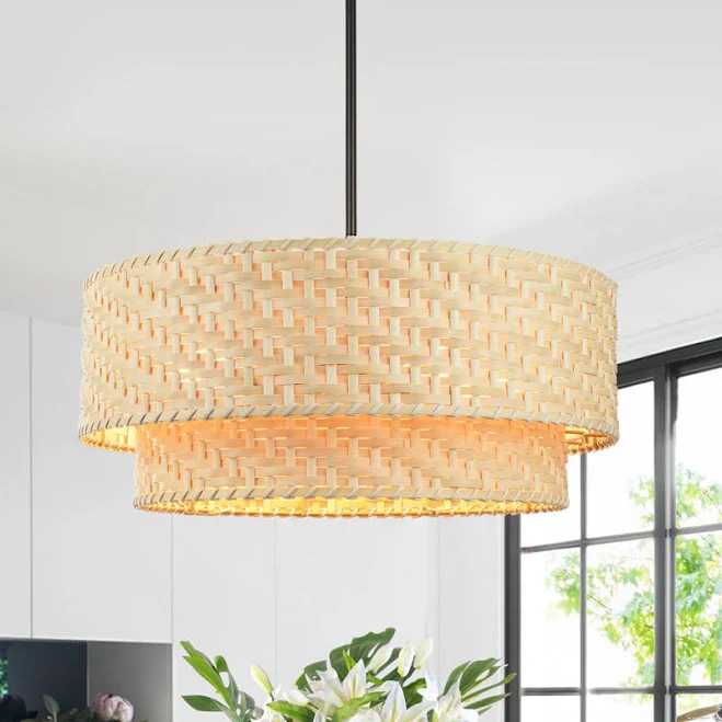Bay Isle Home Alynnah 4-Light Rattan ...