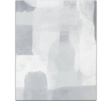 Designs Direct Blue Gray Abstract Can...