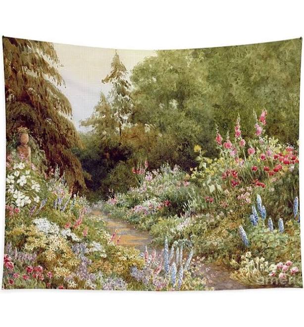 Evelyn L Engleheart Herbaceous Border...