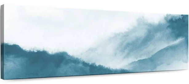 Nouveau Prints Misty Mountains In Tea...