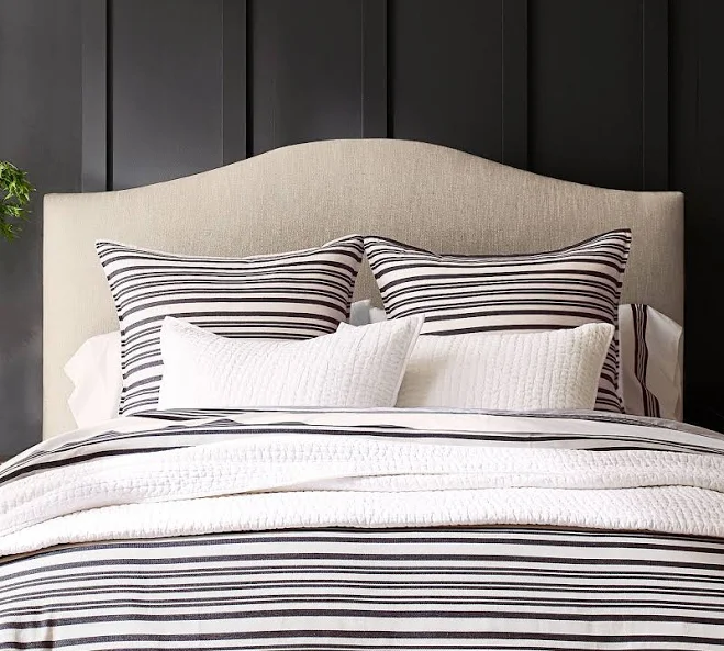 Pottery Barn Raleigh Curved Upholster...