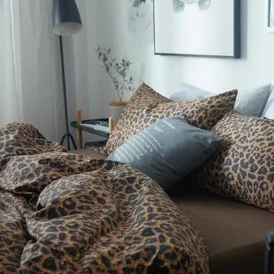 BALHAM TRADE-Queen Leopard Duvet Cove...