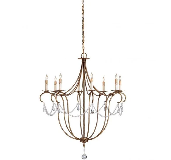 Currey & Company Crystal Lights 8 - L...