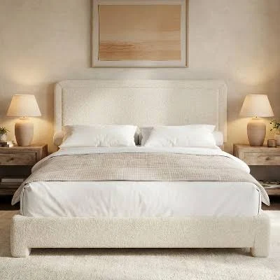 Dyonery Boucle Bed Frame