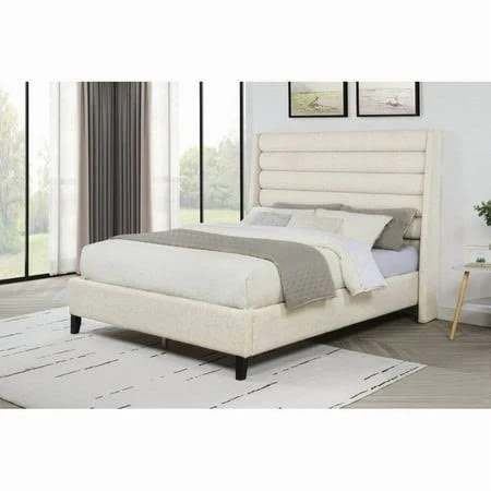 Modern Upholstered Queen Platform Bed...