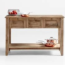 Crate & Barrel Basque Kitchen Island