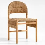 Crate & Barrel Rustler Woven Dining C...