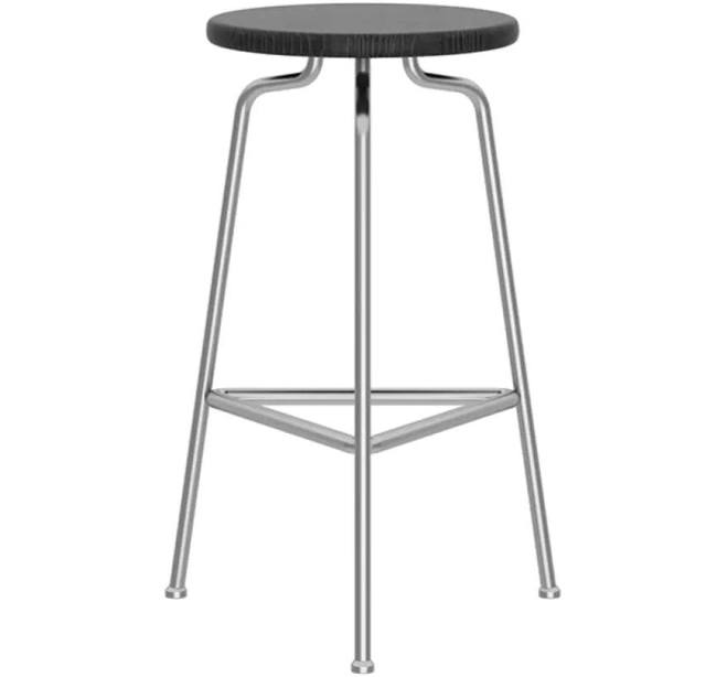 Round Tripod Backless Counter Bar Stools