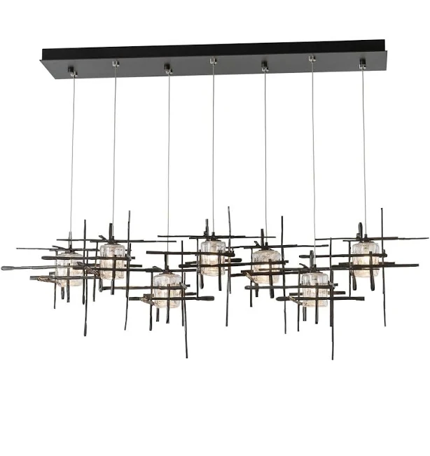 tura 7-Light Frosted Glass Rectangula...