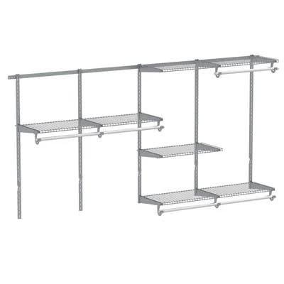 Costway 4-8 FT Wall-Mounted Closet Or...