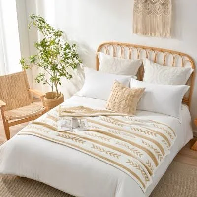 Snuggle Sac Bohemian Knit Throw Blanket