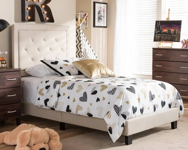 Upholstered Twin Bed