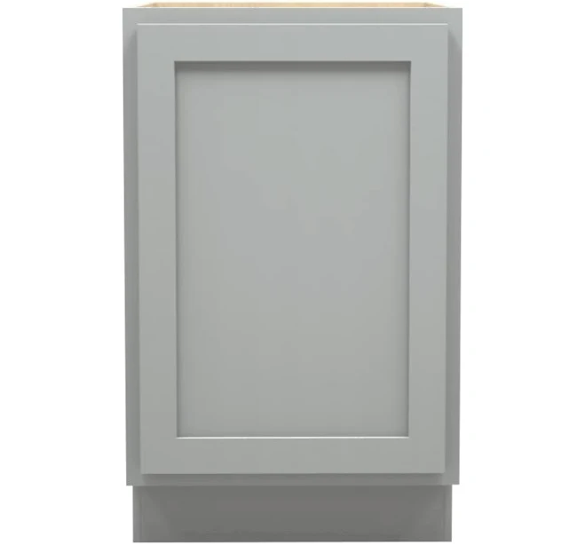 Lite Gray Shaker Full Door Base Cabinet