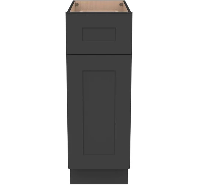 Shaker Charcoal Black Solid Wood RTA ...