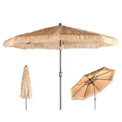 Aoodor 9FT Thatch Patio Umbrella