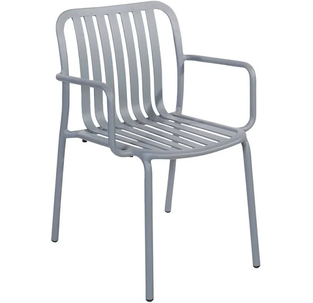 BFM Seating Key West Soft Gray Vertic...
