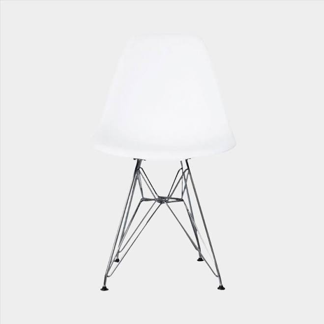 Eames Style Molded Plastic Eiffel Sid...