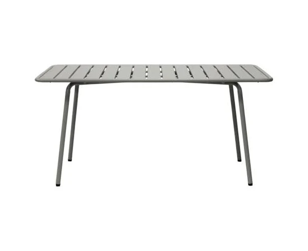 Outdoor Modern Light Grey Metal Recta...