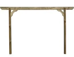 Wooden Chamfered Screen Pergola, Plan...