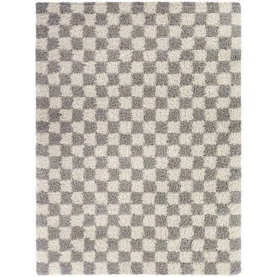 Balta Mackie Checkered Shag Area Rug