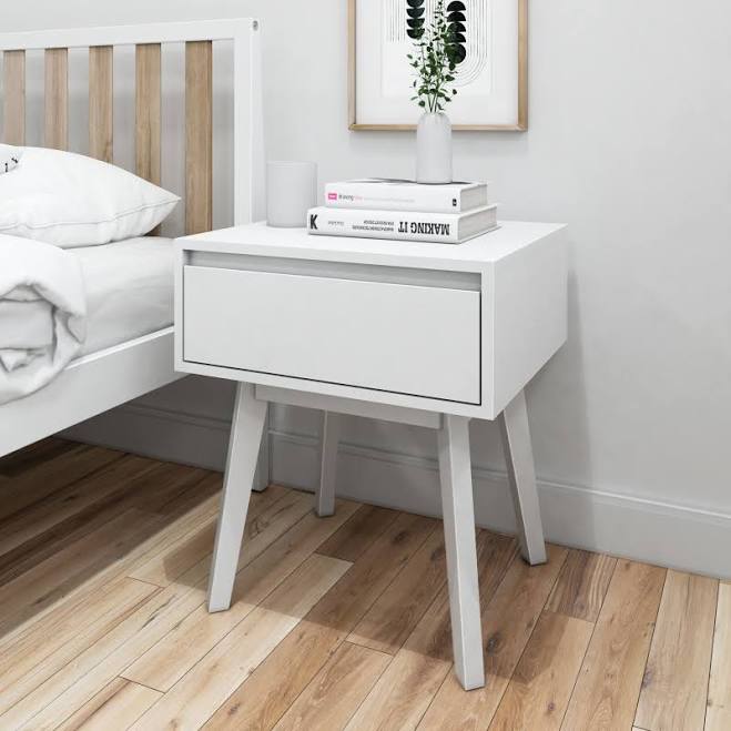 Plank+Beam Modern Nightstand with Sto...